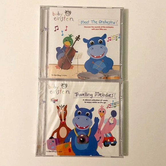 The Baby Einstein  Meet the Orchestra and Travelling Melodies Cds - Picture 1 of 16